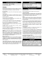 Preview for 3 page of RenewAire HE3XINV Installation And Operation Manual