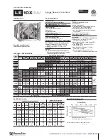 Preview for 9 page of RenewAire LE10XIN Installation, Operation & Maintenance Manual