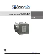 RenewAire RH-D Series Installation, Operation & Maintenance Manual preview