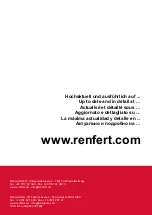 Предварительный просмотр 62 страницы Renfert 9600000 Manual