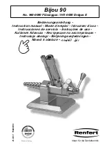 Renfert Bijou 90 Series Instruction Manual preview