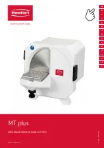 Preview for 1 page of Renfert MT plus Manual