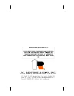 Preview for 25 page of Renfroe SCP Series Application, Operation And Maintenance Manual