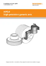 Предварительный просмотр 1 страницы Renishaw HPGA Installation And User Manual