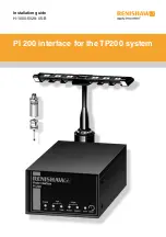 Предварительный просмотр 2 страницы Renishaw PI 200 Installation Manual