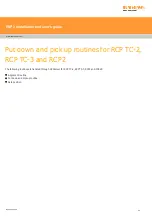 Preview for 42 page of Renishaw RSP3 Series Installation And User Manual