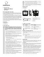 Preview for 1 page of Renkforce 1007812 Operating Instructions Manual