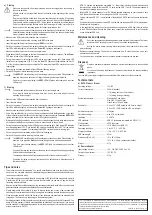 Preview for 4 page of Renkforce 1013325 Operating Instructions Manual