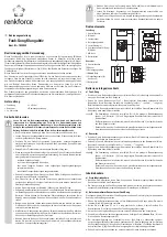 Renkforce 1034034 Operating Instructions Manual preview