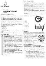 Preview for 1 page of Renkforce 1052377 Operating Instructions Manual