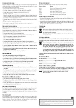 Preview for 2 page of Renkforce 1052377 Operating Instructions Manual