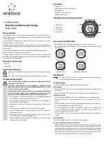 Preview for 7 page of Renkforce 1052378 Operating Instructions Manual