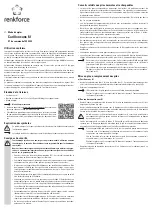 Preview for 5 page of Renkforce 1052395 Operating Instructions Manual