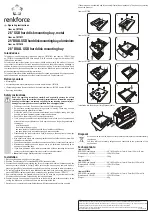 Предварительный просмотр 2 страницы Renkforce 1077816 Operating Instructions