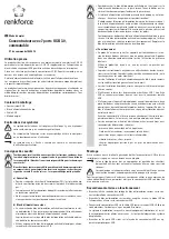 Предварительный просмотр 5 страницы Renkforce 1089874 Operating Instructions Manual