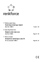 Renkforce 1168614 Operating Instructions Manual preview