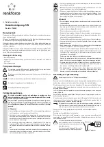 Preview for 7 page of Renkforce 1168660 Operating Instructions Manual