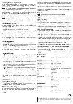 Preview for 4 page of Renkforce 1170824 Operating Instructions Manual