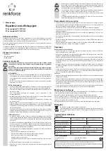 Preview for 3 page of Renkforce 1177581 Operating Instructions