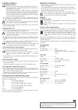 Preview for 4 page of Renkforce 1193534 Operating Instructions Manual