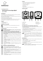 Preview for 3 page of Renkforce 12001B-D Operating Instructions Manual