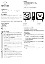 Preview for 7 page of Renkforce 12001B-D Operating Instructions Manual