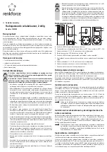 Preview for 5 page of Renkforce 1208455 Operating Instructions Manual