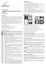 Предварительный просмотр 5 страницы Renkforce 1208456 Operating Instructions Manual