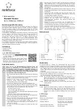 Предварительный просмотр 1 страницы Renkforce 1214496 Operating Instructions Manual