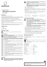 Preview for 2 page of Renkforce 1228766 Operating Instructions