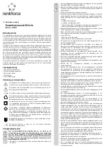 Preview for 7 page of Renkforce 1233679 Operating Instructions Manual