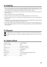 Preview for 37 page of Renkforce 1233689 Operating Instructions Manual