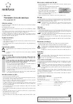 Предварительный просмотр 3 страницы Renkforce 1267775 Operating Instructions