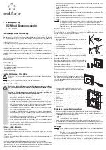 Renkforce 1270202 Operating Instructions Manual preview