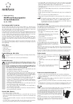 Preview for 1 page of Renkforce 1270203 Operating Instructions Manual