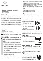 Preview for 5 page of Renkforce 1270203 Operating Instructions Manual