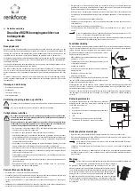 Preview for 7 page of Renkforce 1270203 Operating Instructions Manual