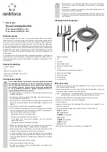 Preview for 5 page of Renkforce 1275343 Operating Instructions Manual