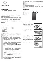 Preview for 3 page of Renkforce 1277640 Operating Instructions Manual