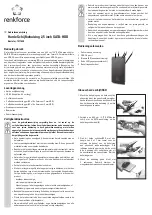 Preview for 7 page of Renkforce 1277640 Operating Instructions Manual