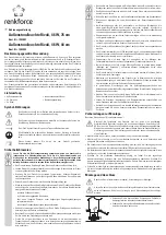 Renkforce 1283501 Operating Instructions Manual preview