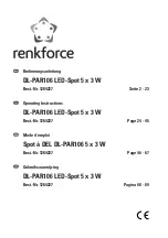 Preview for 1 page of Renkforce 1284227 Operating Instructions Manual