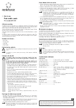 Preview for 3 page of Renkforce 1290216 Operating Instructions