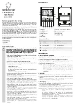 Preview for 1 page of Renkforce 1295710 Operating Instructions Manual