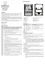 Preview for 3 page of Renkforce 1295710 Operating Instructions Manual