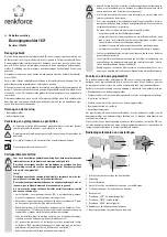 Preview for 7 page of Renkforce 1296294 Operating Instructions Manual