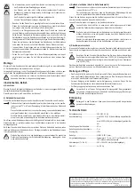 Preview for 2 page of Renkforce 1300042 Operating Instructions Manual