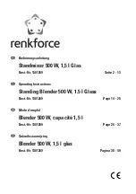 Предварительный просмотр 1 страницы Renkforce 1301269 Operating Instructions Manual