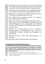 Preview for 8 page of Renkforce 1301272 Operating Instructions Manual