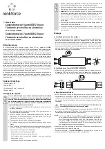 Предварительный просмотр 5 страницы Renkforce 1305500 Operating Instructions Manual